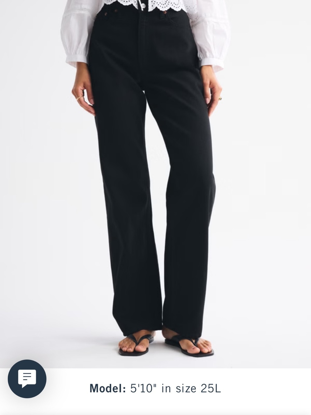 Abercrombie & Fitch Charcoal Straight-Leg Jeans